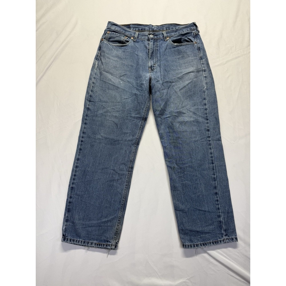 Levis 550 90s Jeans 36x30 Straight Leg Blue denim Casual Medium Wash Pant